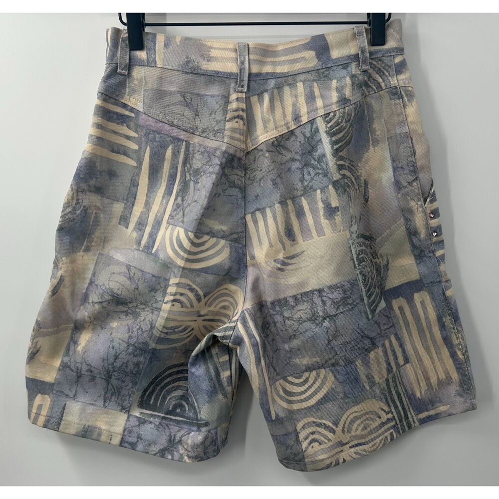 Lorraine Wardy Opal Floral Print High Waisted Shorts Women's Sz 10 Southwestern - Picture 4 of 6